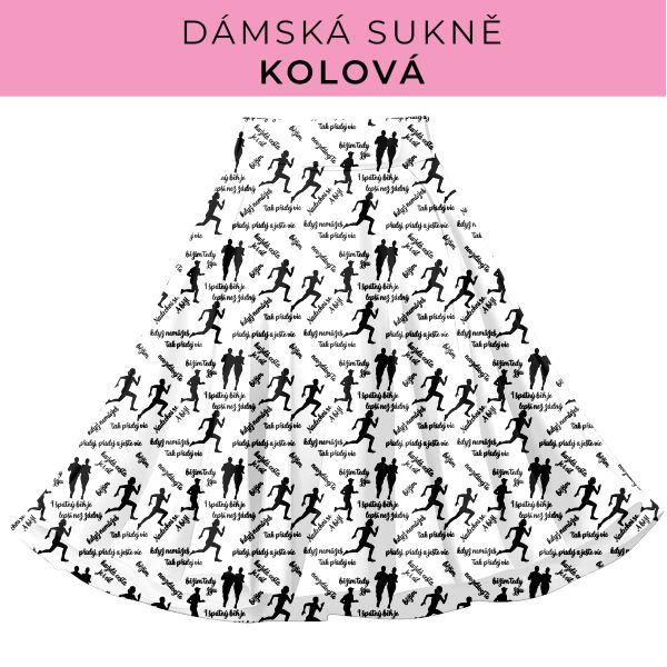 DÁMSKÝ střih - Kolová sukně