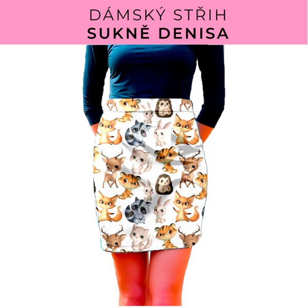 Dámský střih - Dámská sukně Denisa