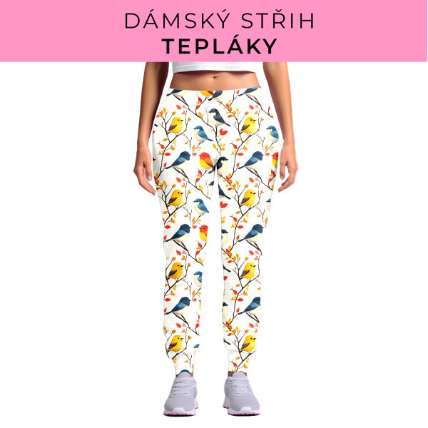 DÁMSKÝ střih - tepláky