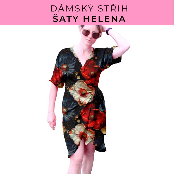 Dámský střih na šaty  Helena
