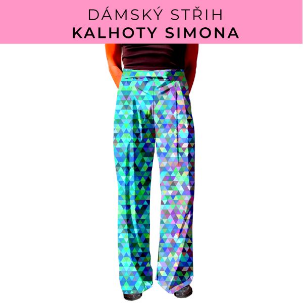 Dámský střih - kalhoty Simona