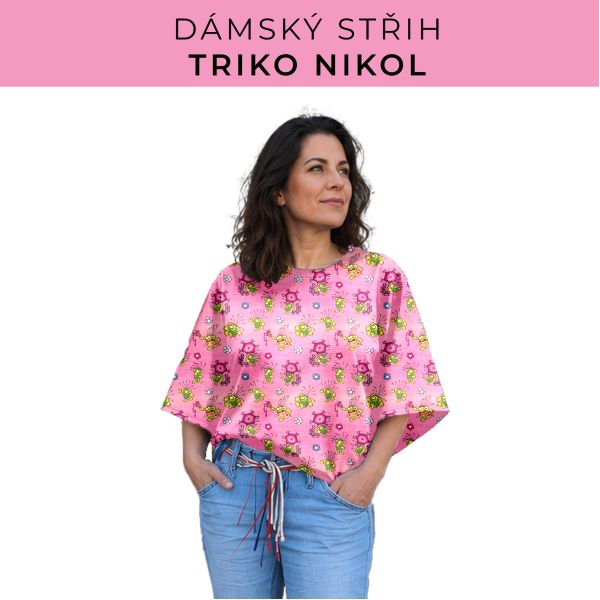 Dámský střih -  triko Nikol