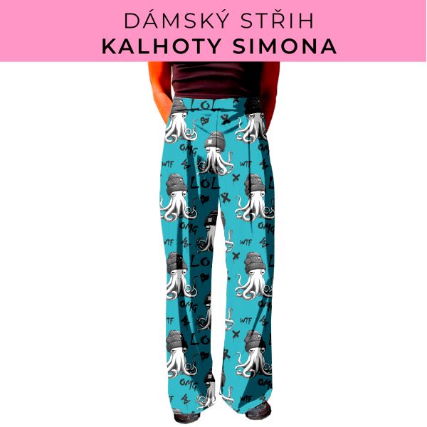 Dámský střih - kalhoty Simona
