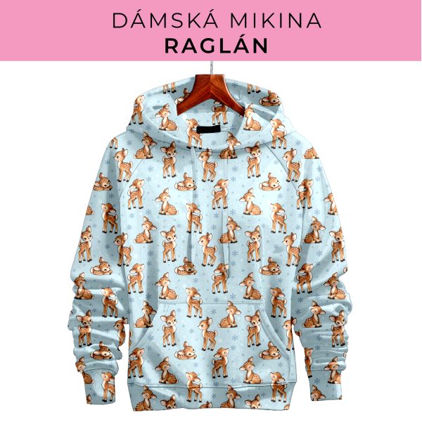DÁMSKÝ střih - mikina raglán