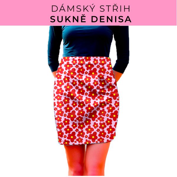 Dámský střih - Dámská sukně Denisa