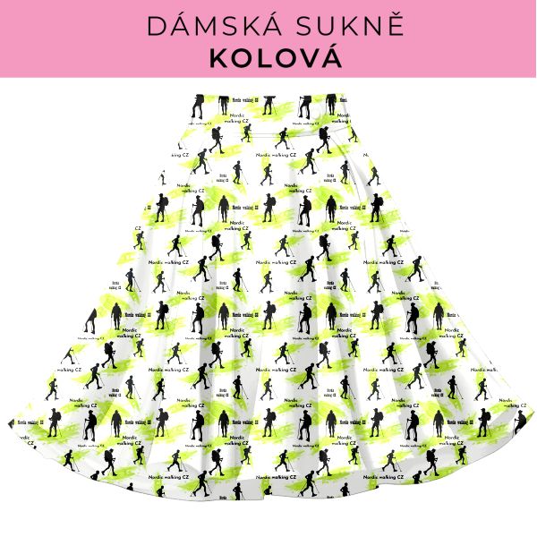 DÁMSKÝ střih - Kolová sukně
