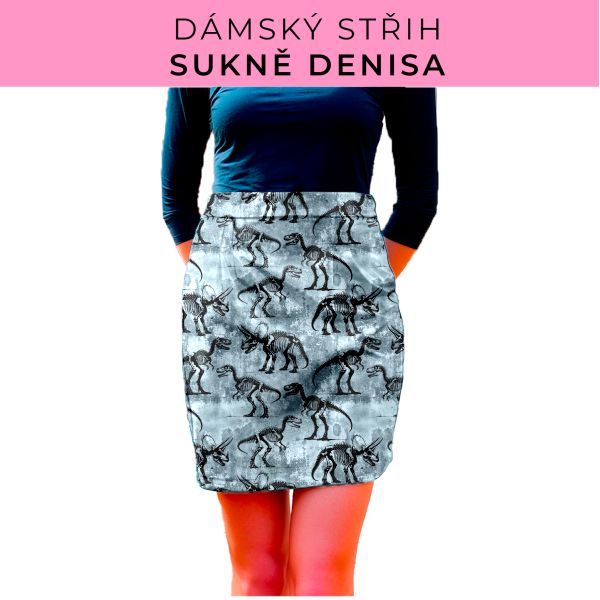 Dámský střih - Dámská sukně Denisa
