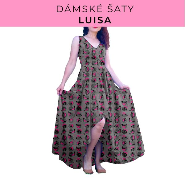 DÁMSKÝ střih - šaty Luisa