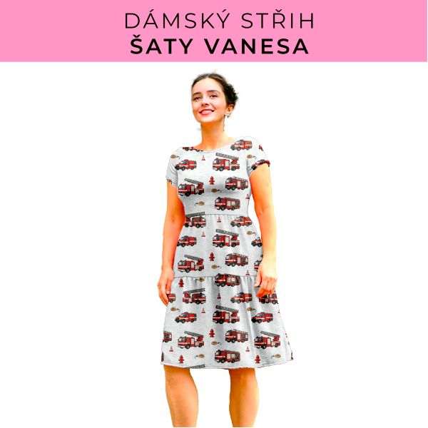 Dámský střih šaty Vanesa
