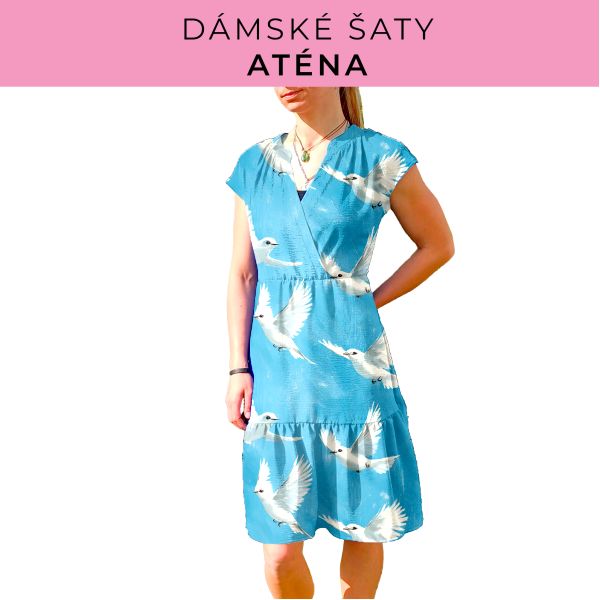 DÁMSKÝ střih - šaty Aténa