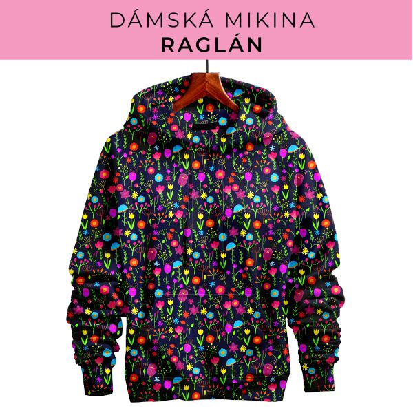 DÁMSKÝ střih - mikina raglán