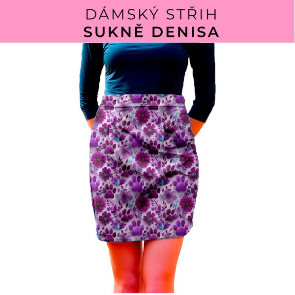 Dámský střih - Dámská sukně Denisa