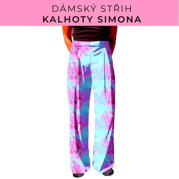 Dámský střih - kalhoty Simona