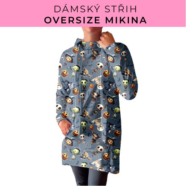 DÁMSKÝ střih - Oversize mikina