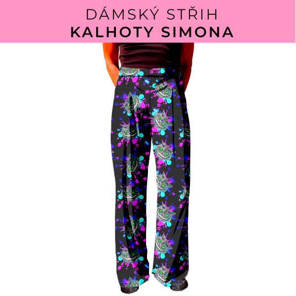 Dámský střih - kalhoty Simona