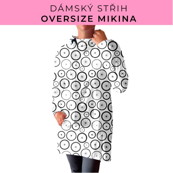 DÁMSKÝ střih - Oversize mikina