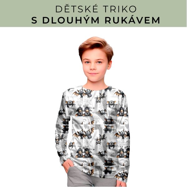 DĚTSKÝ střih - triko dlouhý rukáv