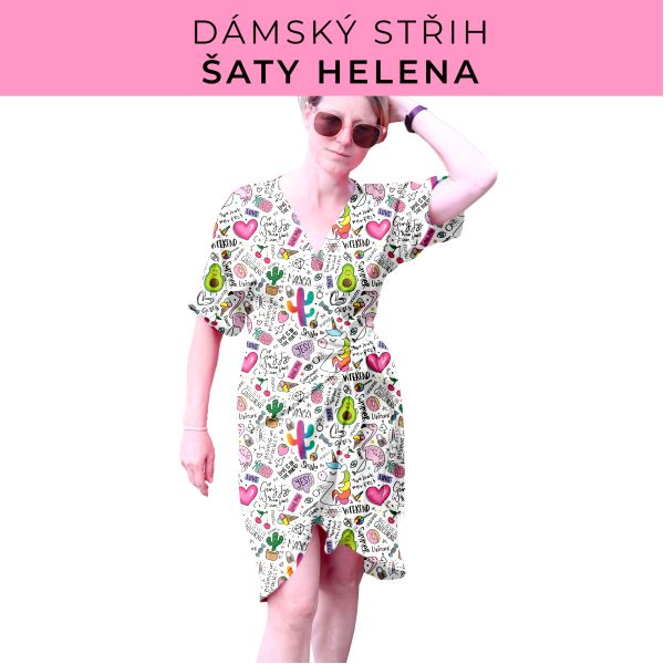 Dámský střih na šaty  Helena