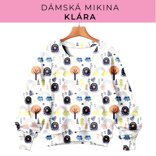 DÁMSKÝ střih - mikina Klára