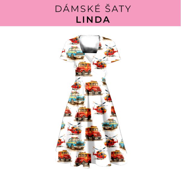 DÁMSKÝ střih - šaty Linda