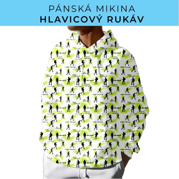 PÁNSKÝ střih - mikina s kapucí