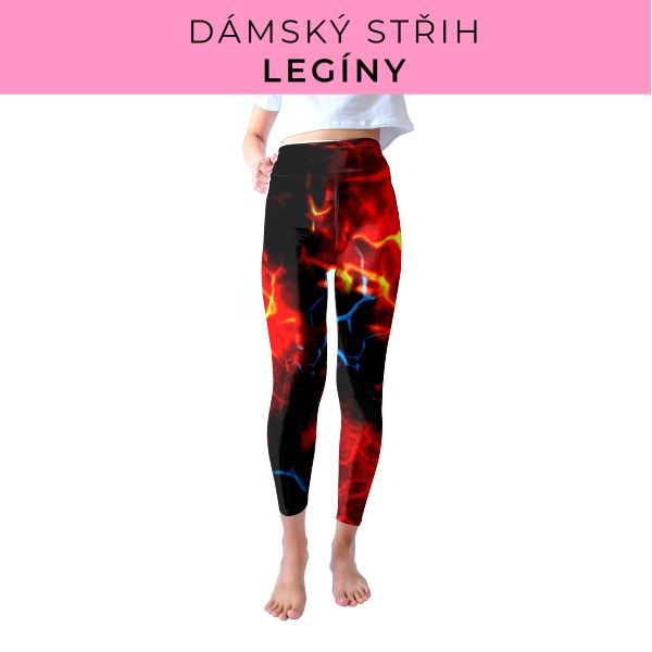 DÁMSKÝ střih - legíny SPORT - SLIM FIT