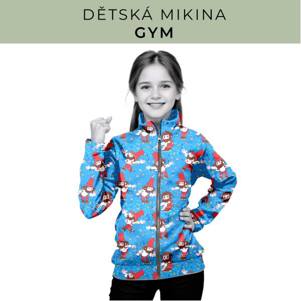 Dětská střih - mikina GYM