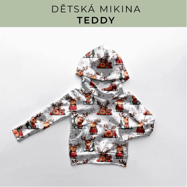 DĚTSKÝ střih - Mikina Teddy