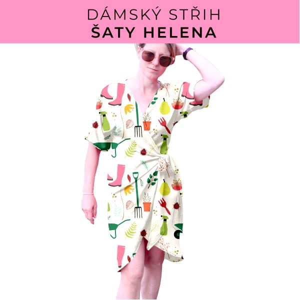 Dámský střih na šaty  Helena
