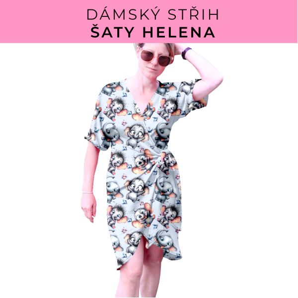 Dámský střih na šaty  Helena