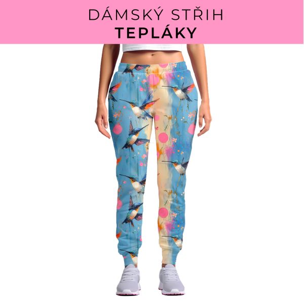 DÁMSKÝ střih - tepláky