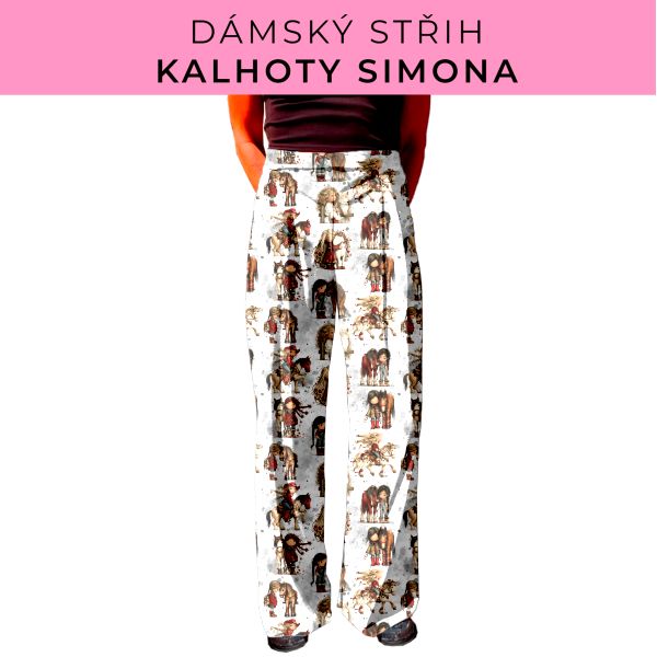 Dámský střih - kalhoty Simona