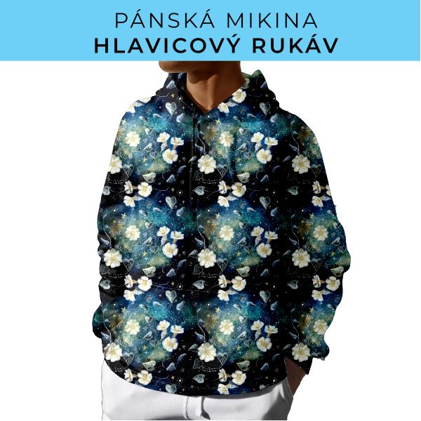 PÁNSKÝ střih - mikina s kapucí