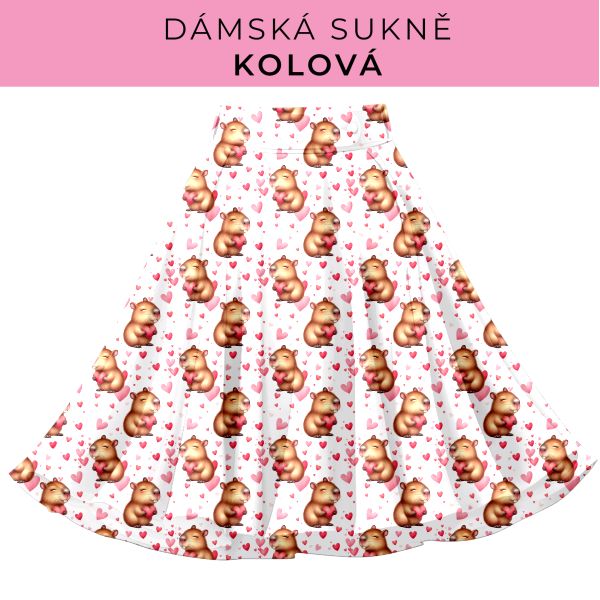 DÁMSKÝ střih - Kolová sukně