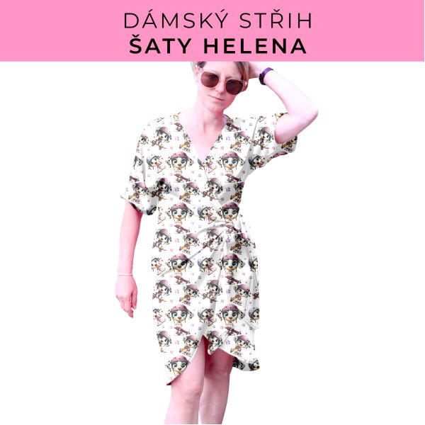 Dámský střih na šaty  Helena