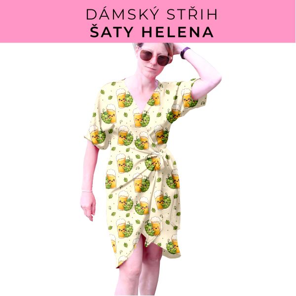 Dámský střih na šaty  Helena
