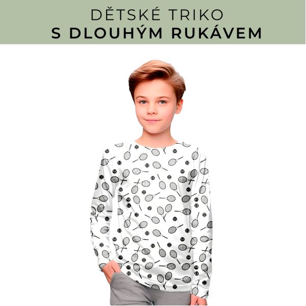 DĚTSKÝ střih - triko dlouhý rukáv