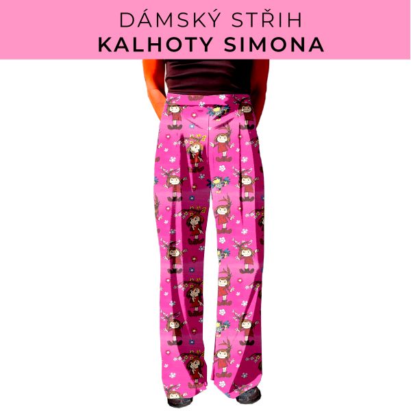 Dámský střih - kalhoty Simona