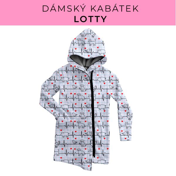 DÁMSKÝ střih - Kabátek Lotty