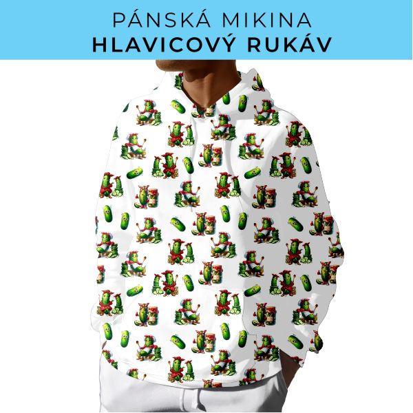 PÁNSKÝ střih - mikina s kapucí