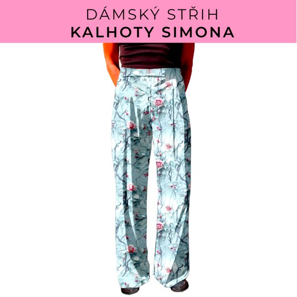 Dámský střih - kalhoty Simona
