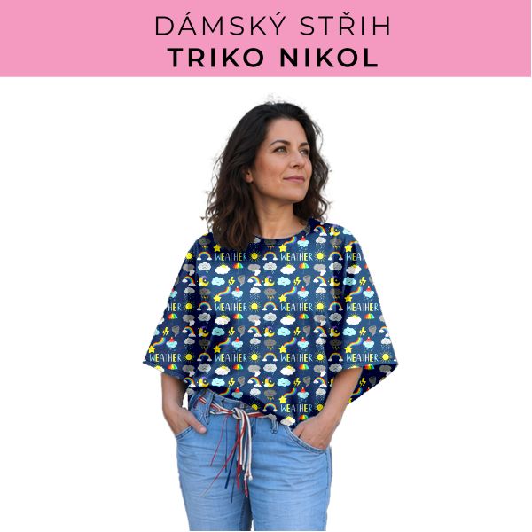 Dámský střih -  triko Nikol