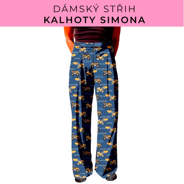 Dámský střih - kalhoty Simona