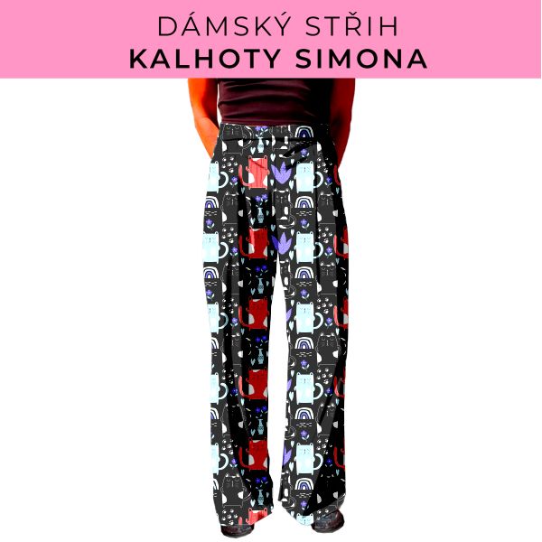 Dámský střih - kalhoty Simona