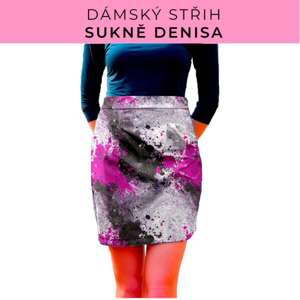 Dámský střih - Dámská sukně Denisa