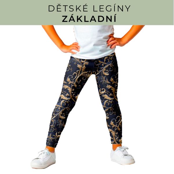 DĚTSKÝ střih - legíny základní