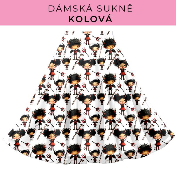 DÁMSKÝ střih - Kolová sukně