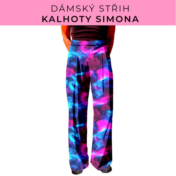 Dámský střih - kalhoty Simona