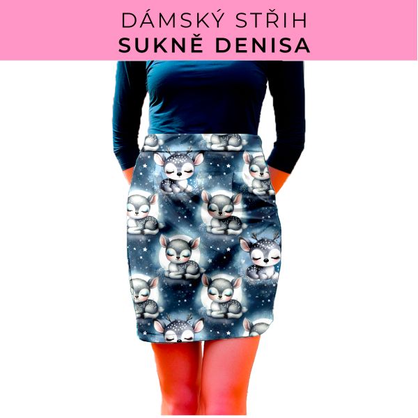 Dámský střih - Dámská sukně Denisa