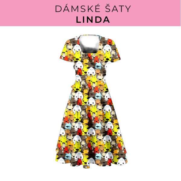 DÁMSKÝ střih - šaty Linda